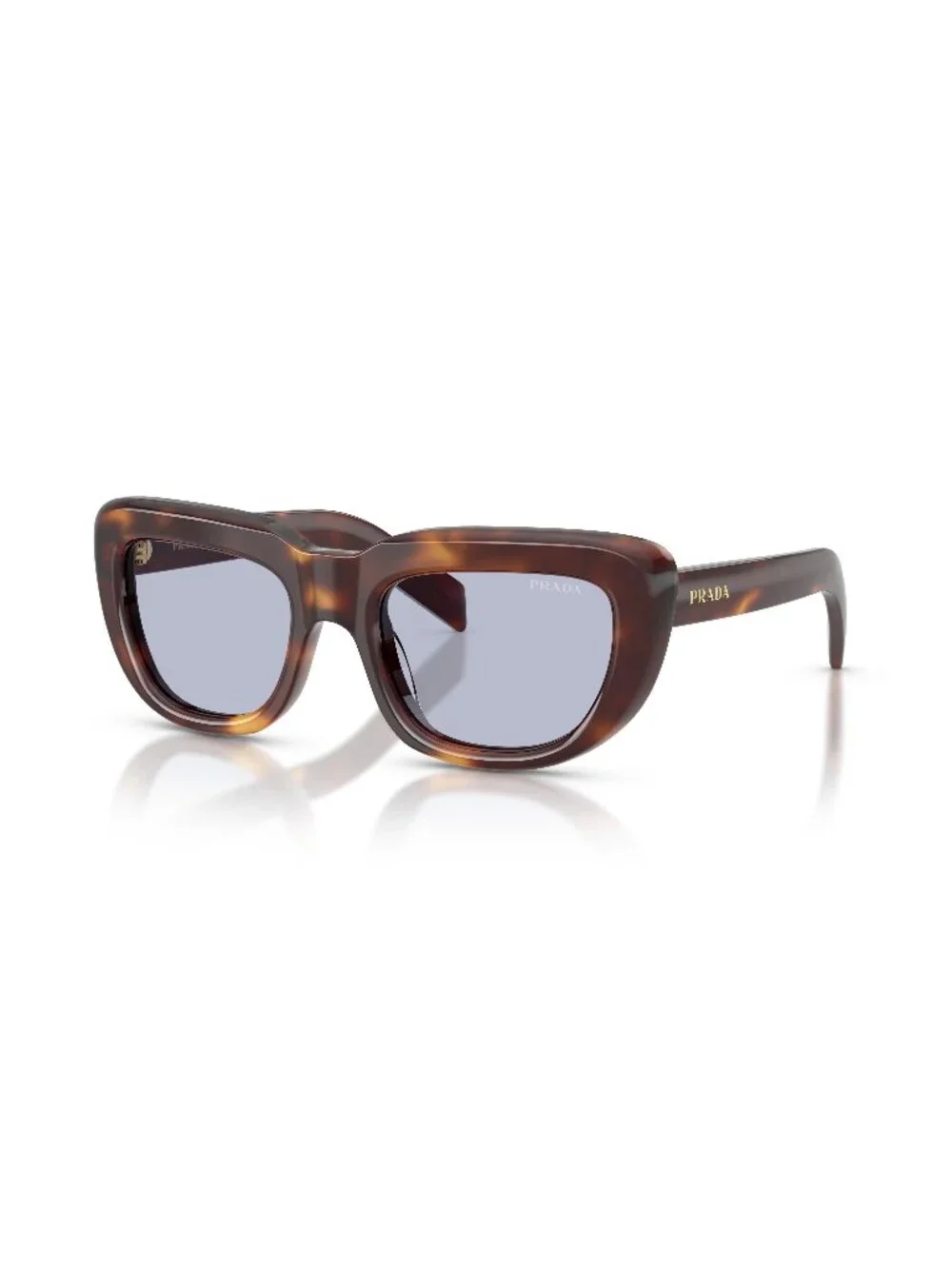 New Prada Women's Sunglasses Multicolor Acetate Frame PR D07S 15W30X 53